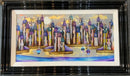 Glittering Harbour Of The Silvery Moon (18x35.5”) ORIGINAL PAINTING by Rozanne Bell
