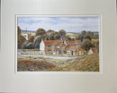 Goathland Farmstead, Heartbeat Country - Sam Burden ORIGINAL WATERCOLOUR mounted