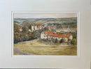 Goathland Village, Heartbeat Country - Sam Burden ORIGINAL WATERCOLOUR mounted