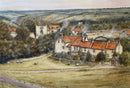 Goathland Village, Heartbeat Country - Sam Burden ORIGINAL WATERCOLOUR