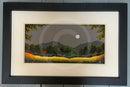 Golden Fields In Moonlight  - ORIGINAL Landscape Painting by John Russell