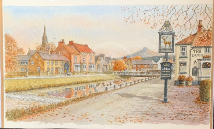 Great Ayton - Sam Burden ORIGINAL WATERCOLOUR