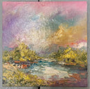 Happy Moments - ORIGINAL Oil Painting by Anna Schofield - unframed