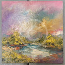 Happy Moments - ORIGINAL Oil Painting by Anna Schofield - unframed