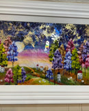 Harvest Moon (18x36”) ORIGINAL PAINTING by Rozanne Bell