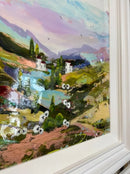 Heather Moorland (24x24") ORIGINAL PAINTING by Rozanne Bell