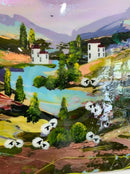 Heather Moorland (24x24") ORIGINAL PAINTING by Rozanne Bell
