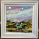 Heather Moorland (24x24") ORIGINAL PAINTING by Rozanne Bell