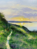 Home in the Gloaming ORIGINAL by Heather Howe - detail