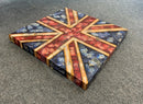 Jubilee Jamboree Viii - Original Mixed Media Painting By Eva Alexander Embellished With Postage