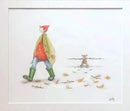 Look What I've Found - a Dotty Doodle! ORIGINAL Mixed Media Illustration by Dotty Earl