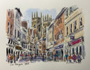 Low Petergate, York, Richard Briggs ORIGINAL WATERCOLOUR