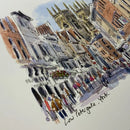 Low Petergate, York, Richard Briggs ORIGINAL WATERCOLOUR