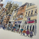 Low Petergate, York, Richard Briggs ORIGINAL WATERCOLOUR