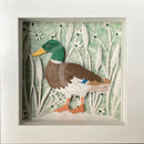 Malcolm-Duck, Original Mini Paper Cut by Anna Cook