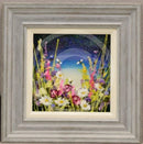 Moonlight Meadow (10x10") ORIGINAL PAINTING by Rozanne Bell
