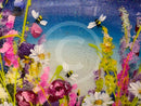 Close up of details. Moonlight Meadows ll, by Rozanne Bell