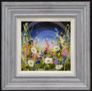 Moonlight Meadow II (10x10") ORIGINAL PAINTING by Rozanne Bell