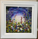 Mystic Meadow - Dreams of Summer (24x24") ORIGINAL PAINTING by Rozanne Bell