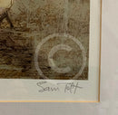 No Sheep On The Beach By Sam Toft - Framed Limited Edition Secondary Market -signature detail