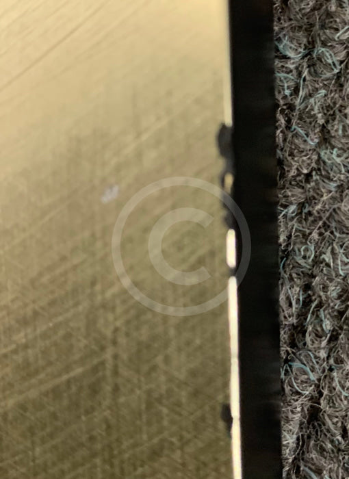 Showing damage to frame