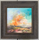 Orange Light - Original Oil Painting By Anna Schofield Framed