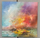 Orange Light - ORIGINAL Oil Painting by Anna Schofield unframed