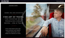 Mark Braithwaite in The Times with LNER; photo credit Nick Wilson