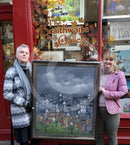 ORIGINAL Bill Tolley Painting, Let It Rain, Let It Rain, Let It Rain SECONDARY MARKET at The Braithwaite Gallery
