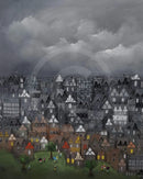 ORIGINAL Bill Tolley Painting, Let It Rain, Let It Rain, Let It Rain SECONDARY MARKET