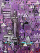 ORIGINAL Bill Tolley Painting, Purple Paul detail