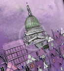 ORIGINAL Bill Tolley Painting, Purple Paul detail