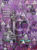 ORIGINAL Bill Tolley Painting, Purple Paul detail