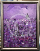 ORIGINAL Bill Tolley Painting, Purple Paul