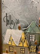 ORIGINAL Bill Tolley Painting, Skaters Heaven signature & date detail