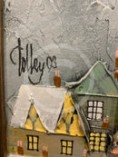 ORIGINAL Bill Tolley Painting, Skaters Heaven signature & date detail