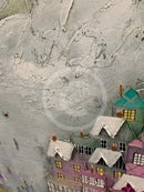 ORIGINAL Bill Tolley Painting, Skaters Heaven detail