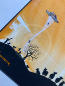 Original From The Shadows - Mars Attacks! Baamageddon By Mark Braithwaite Sold