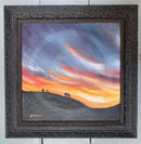 Original Indigo Sunset North York Moors By Mark Braithwaite