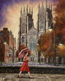 Minster Stroll- York-Original Oil Painting by Mark Braithwaite
