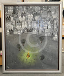 Original Bill Tolley Painting By The Light Of Campfire Secondary Market (Nw) Original Artwork