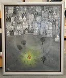 Original Bill Tolley Painting By The Light Of Campfire Secondary Market (Nw) Original Artwork