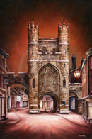 Silent Night, Monk Bar - Original Oil by Mark Braithwaite