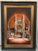 Silent Night, Monk Bar, original oil by Mark Braithwaite