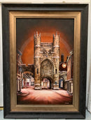 Silent Night, Monk Bar, original oil by Mark Braithwaite