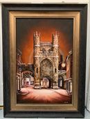 Silent Night, Monk Bar, original oil by Mark Braithwaite