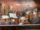 Silent Night, Moonlight Sanctuary - Original Oil Painting by Mark Braithwaite