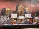 Silent Night, Moonlight Sanctuary - Original Oil Painting by Mark Braithwaite