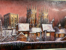 Silent Night, Moonlight Sanctuary - Original Oil Painting by Mark Braithwaite