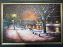 Silent Night, The River Ouse - Original Oil Painting by Mark Braithwaite
